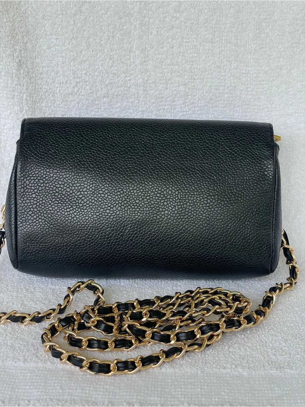 💥Auth. CHANEL  BLACK  MINI POUCH BAG.